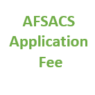 AFSACS Application Fee
